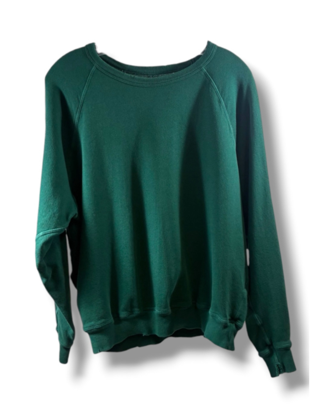 The Great Distressed Crewneck Sweatshirt in Green Size 2 (US Size M)